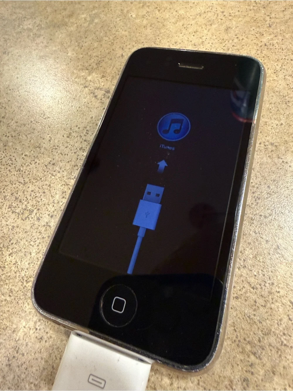 *FOR PARTS / REPAIR* Apple iPhone 3GS A1303 MC137LL/A White 16 GB w/ USB Cable